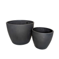 Black and TerraCotta Eco Pots