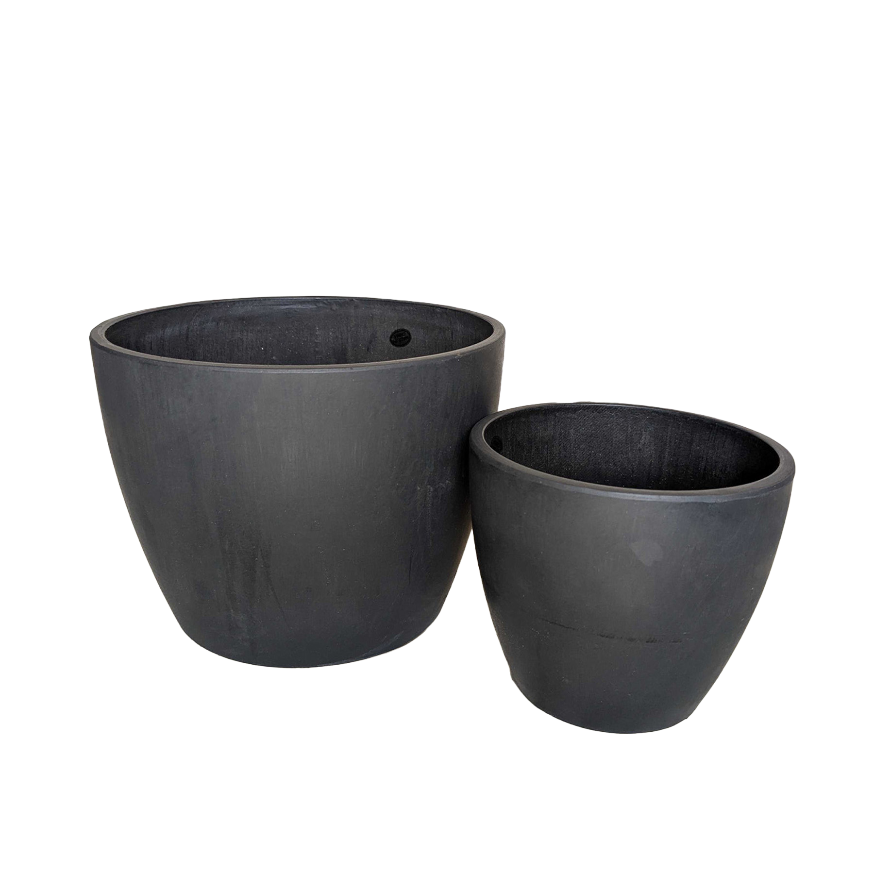 Black and TerraCotta Eco Pots