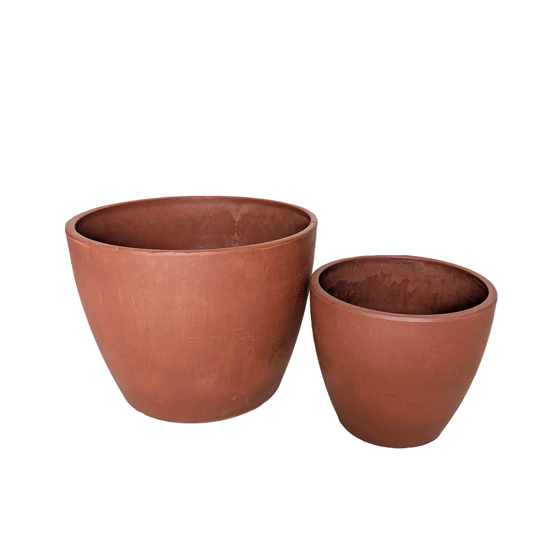 Black and TerraCotta Eco Pots